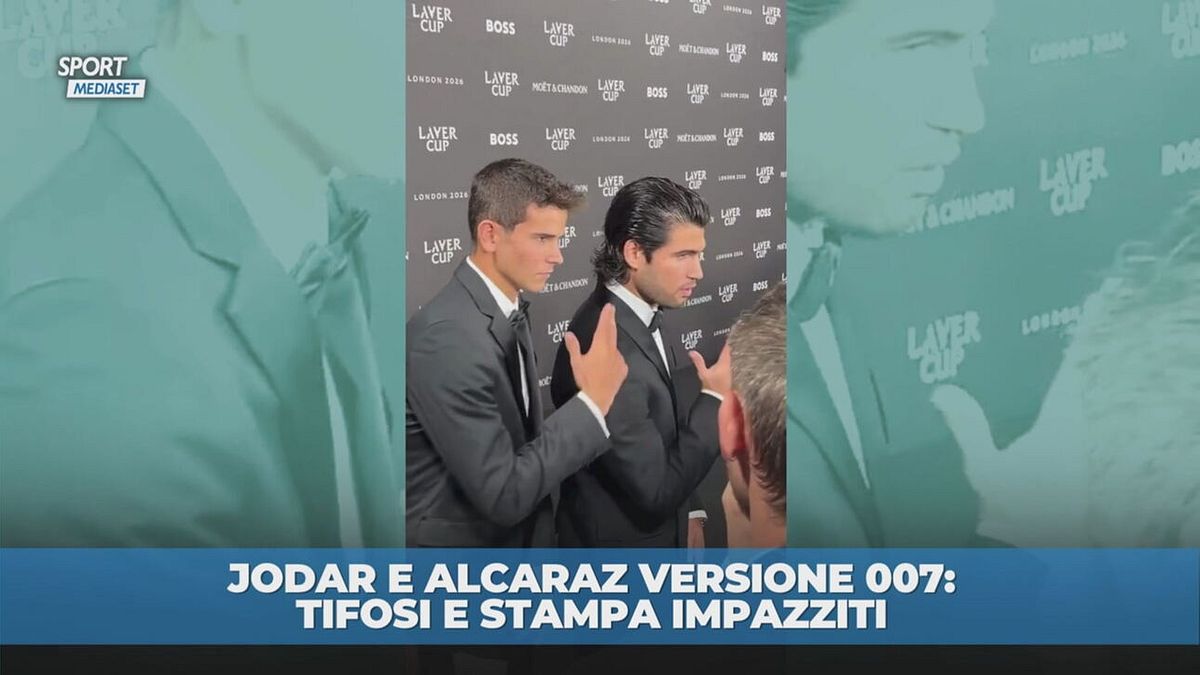 Alcaraz e Jodar versione 007 fanno impazzire tutti