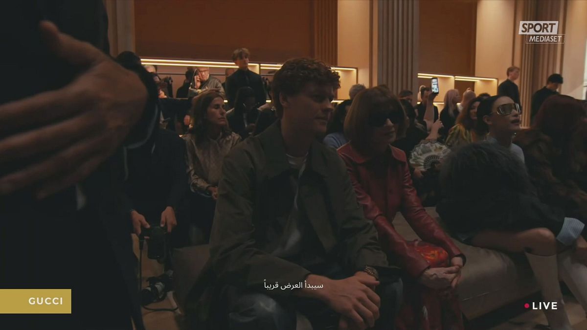 MCH SINNER ALLA SFILATA DI GUCCI 25/9 MCH