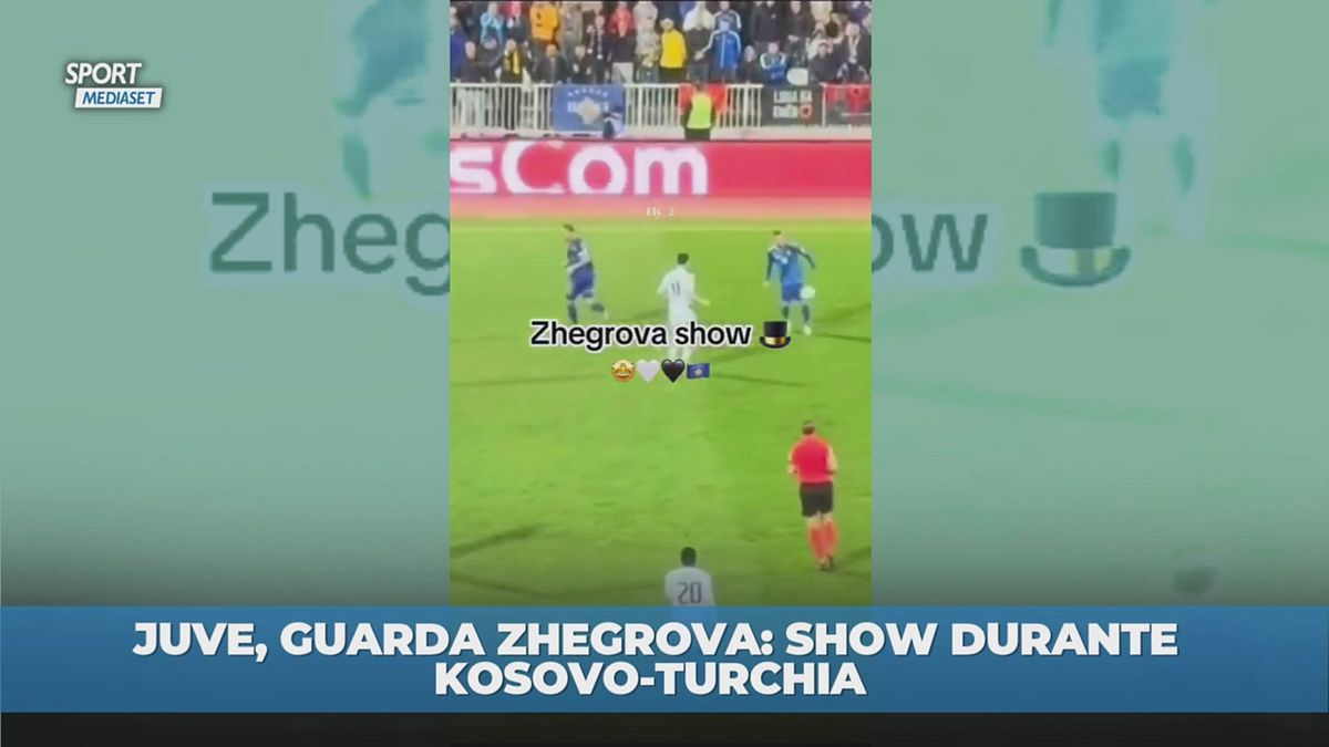 Juve, guarda Zhegrova: show durante Kosovo-Turchia
