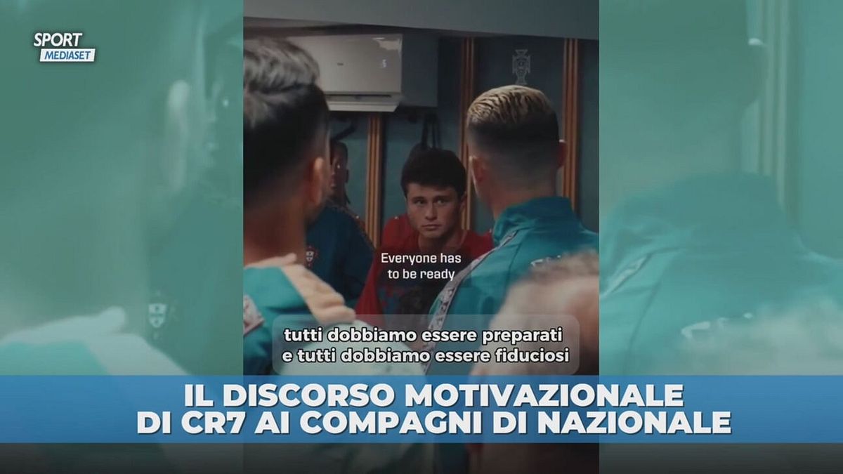 CR7 apre il nuovo ciclo del Portogallo: che carica nel discorso ai compagni di squadra