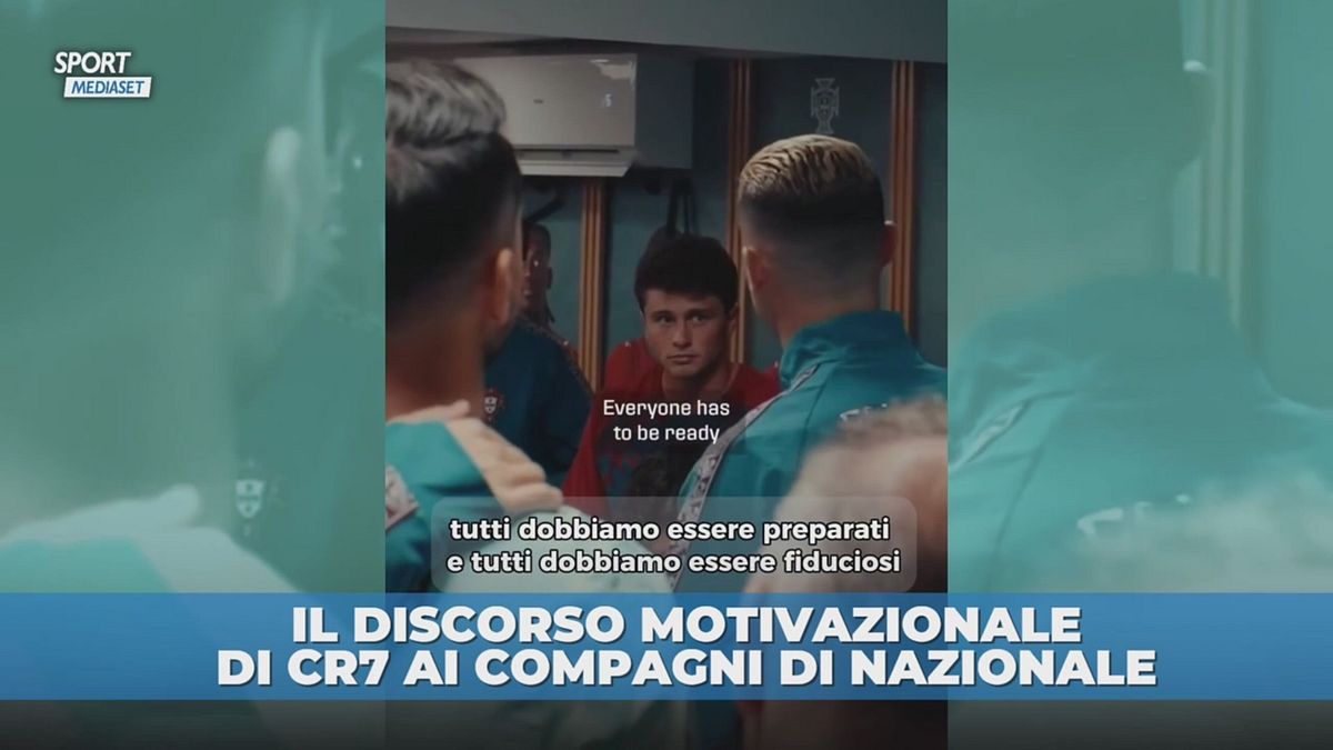 CR7 apre il nuovo ciclo del Portogallo: che carica nel discorso ai compagni di squadra