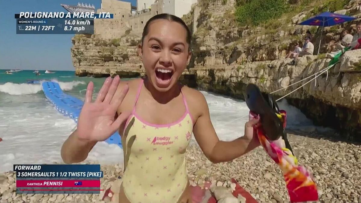 Redbull Cliff Diving: secondo gradino del podio per la Pennisi