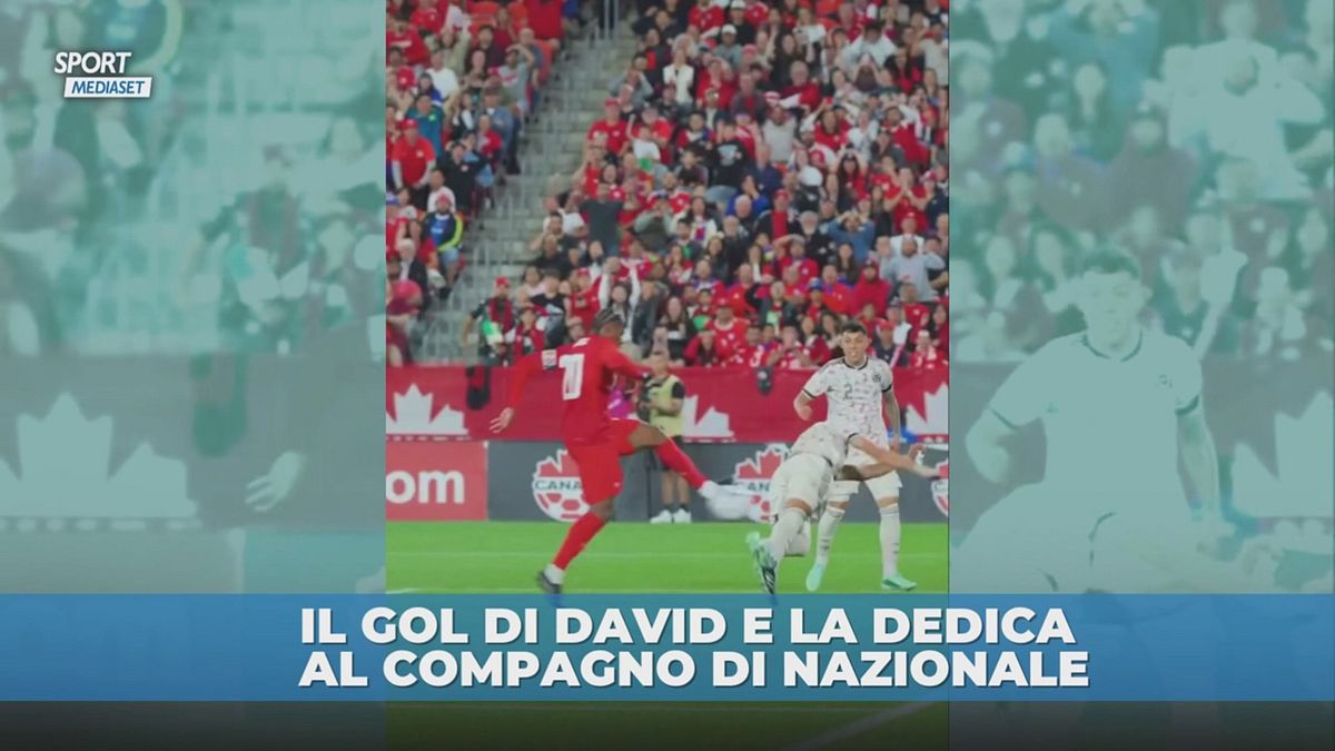 David incontenibile: gol decisivo anche nel Canada con dedica speciale
