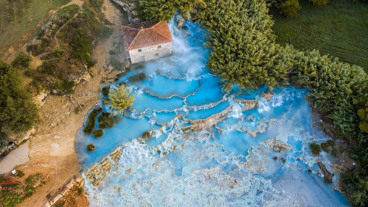  Le Cascate del Mulino, Saturnia (Toscana)