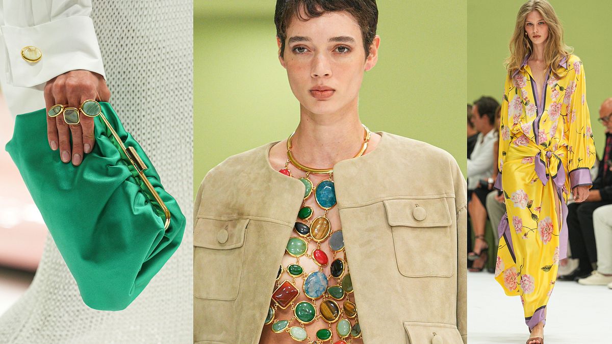 Luisa Spagnoli collezione primavera estate 2027: tre look dalla sfilata 