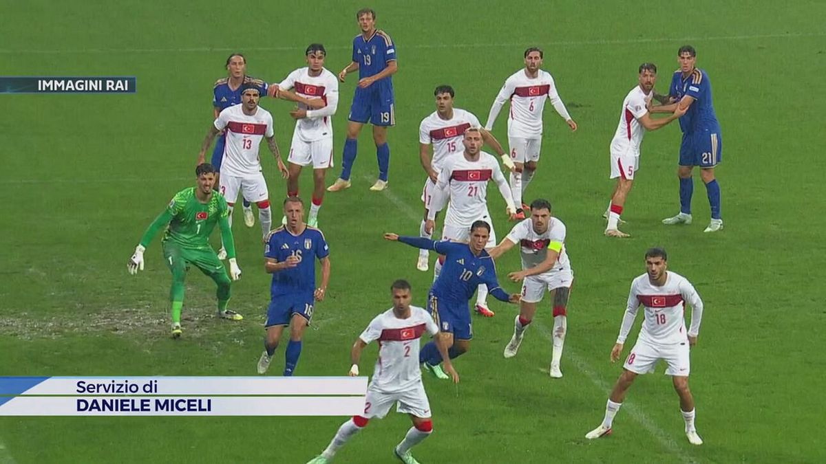 Italia, poker alla Turchia