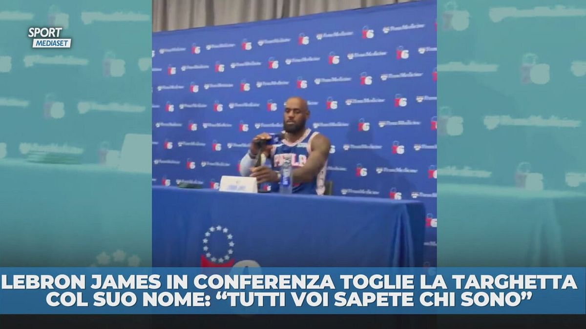 LeBron James: siparietto con i giornalisti