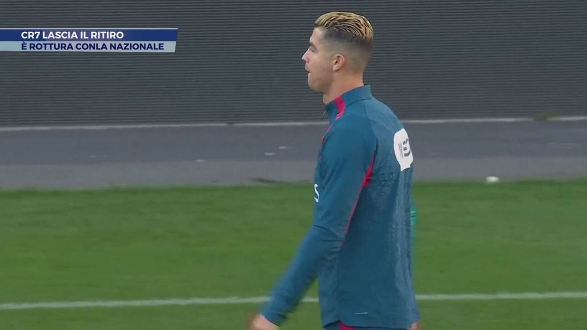 CR7 lascia il ritiro