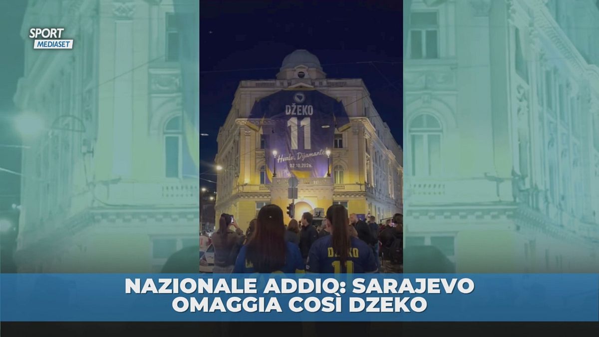 L'omaggio di Sarajevo a Dzeko