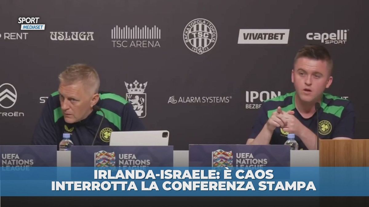 Irlanda-Israele: caos in conferenza stampa