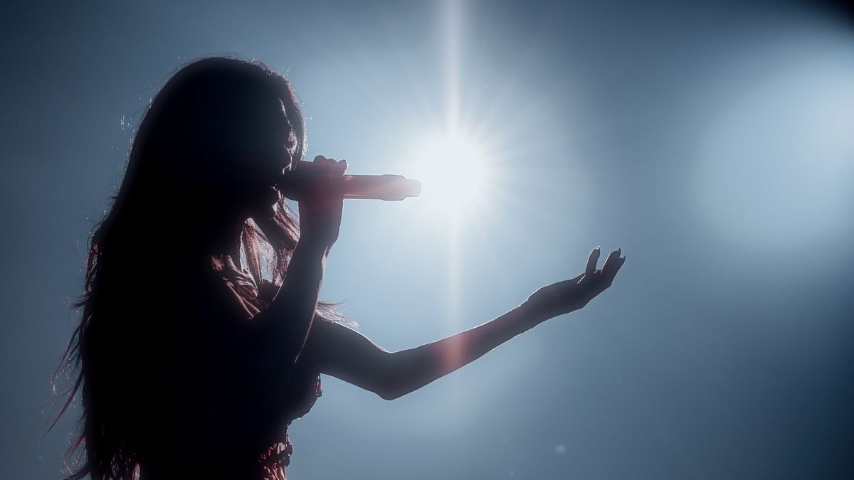 Nicole Scherzinger durante un concerto