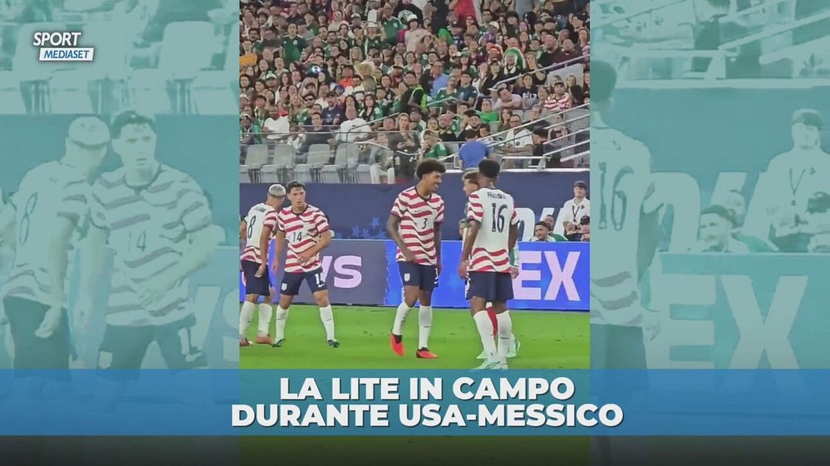 USA-Messico: che rissa per Gimenez in campo