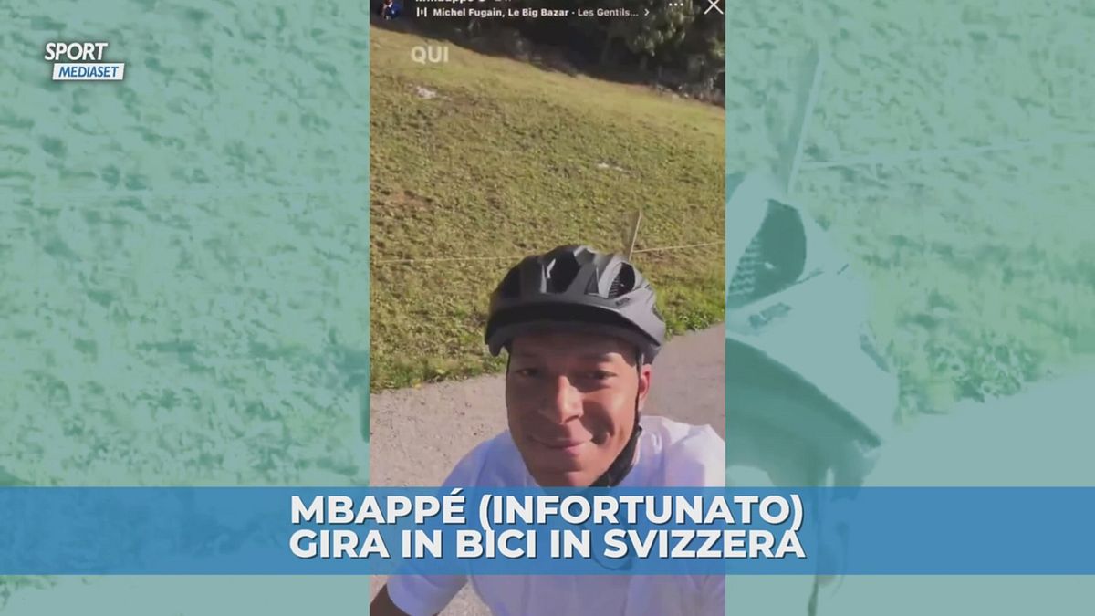 Mbappé in bici ma è polemica
