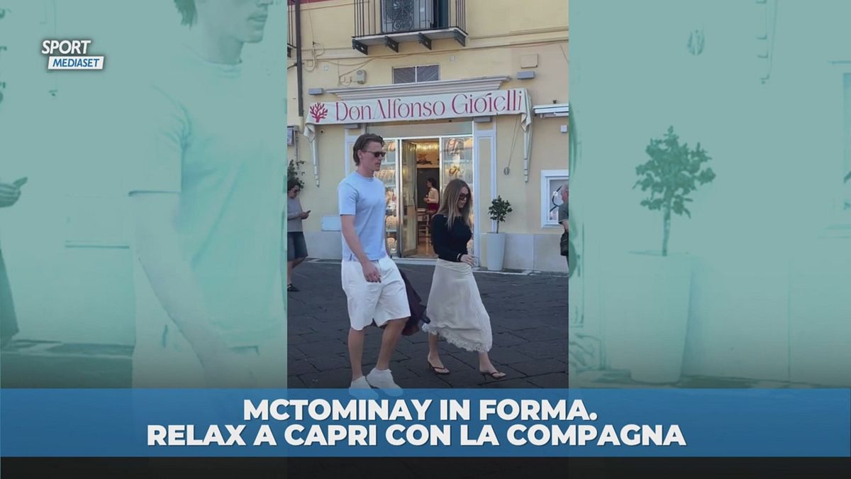 MCTominay a passeggio per Capri