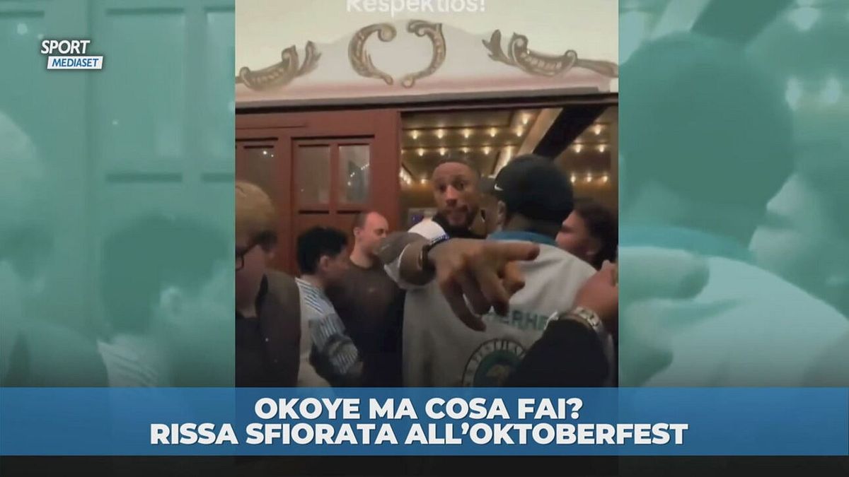 Okoye: rissa sfiorata all'Oktoberfest