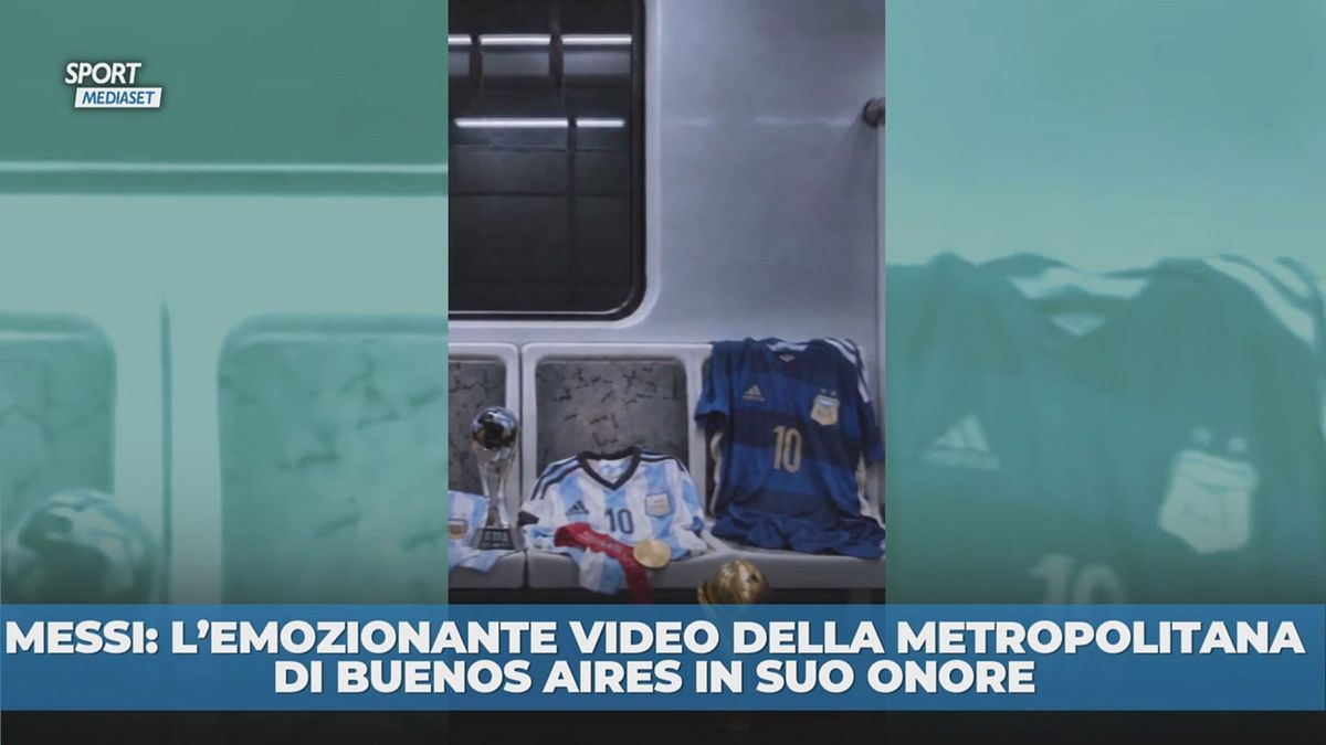 La metropolitana di Buenos Aires omaggia Messi