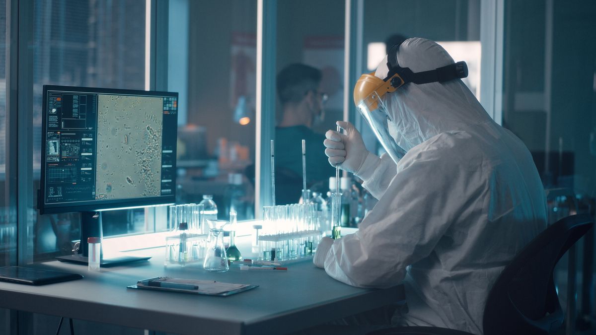 laboratorio, virus, peste, pandemia