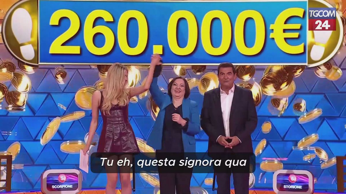 "Caduta Libera", la campionessa Sara vince 260mila euro e in totale supera i 440mila euro