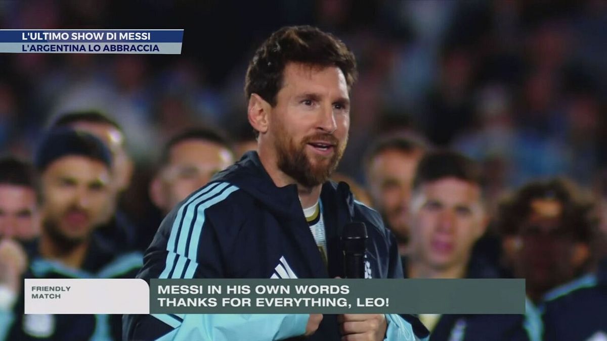 L'ultimo show di Messi