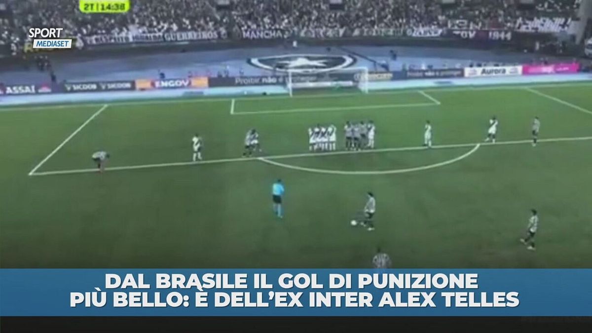 Ti ricordi di Alex Telles? Il gol su punizione è da sballo