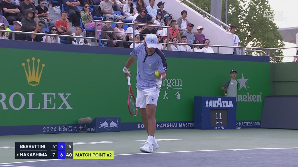 MCH BERRETTINI KO A SHANGHAI MCH