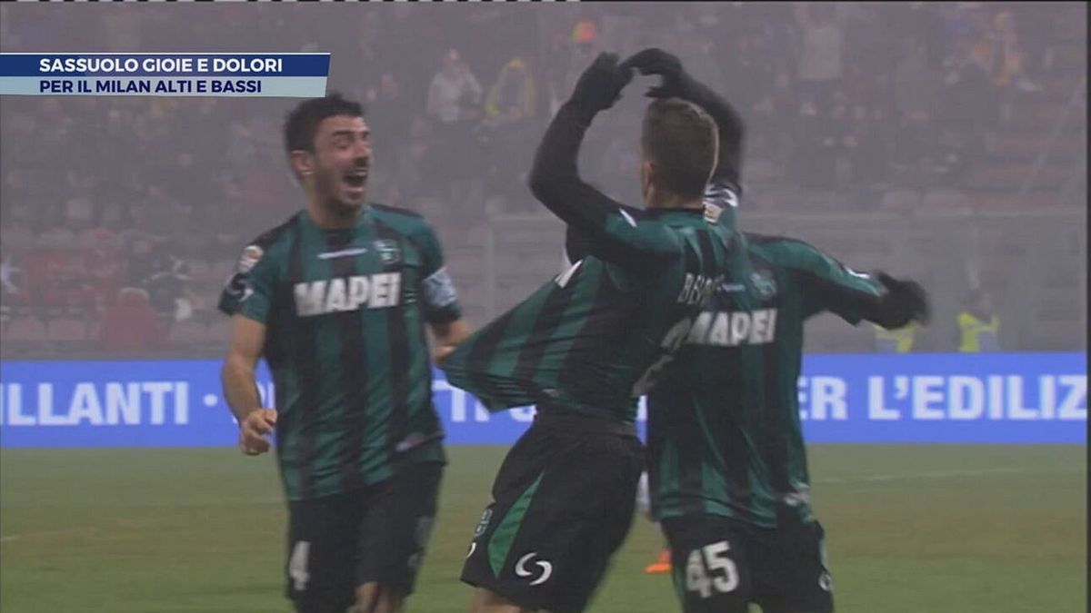 Sassuolo gioie e dolori