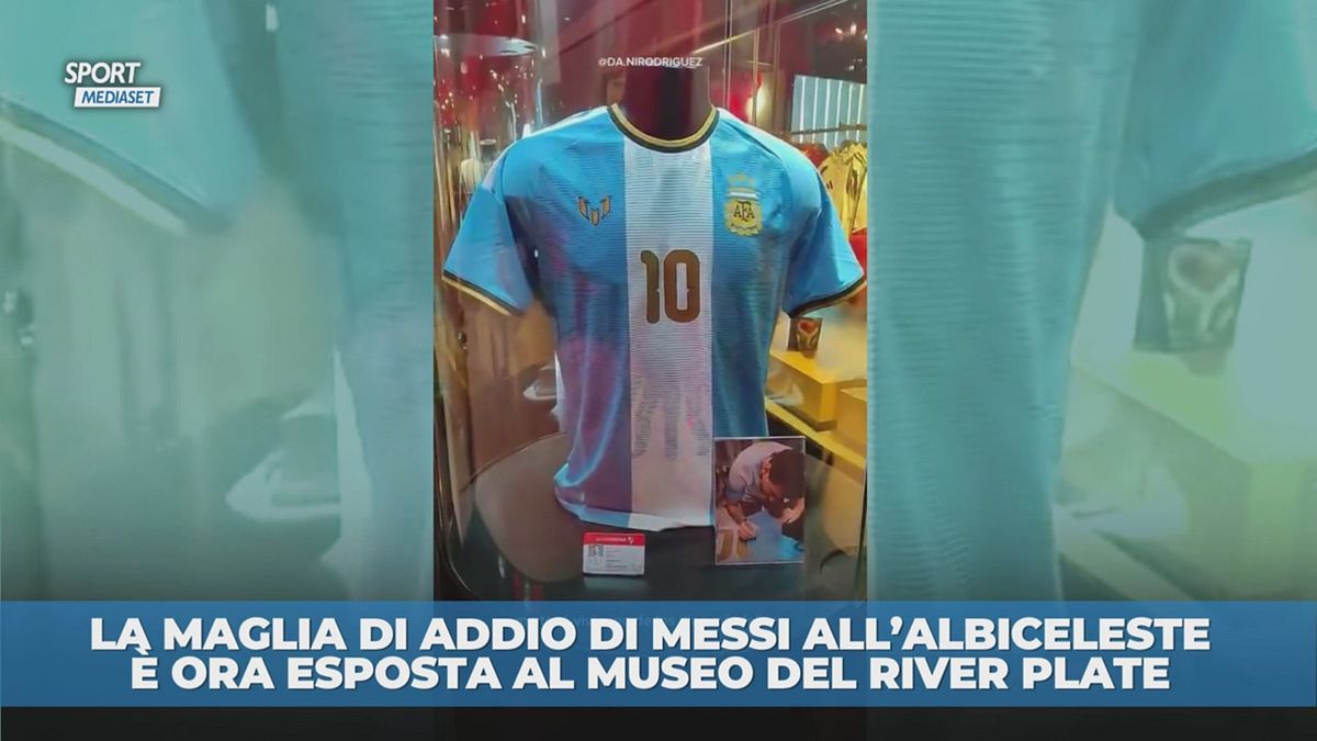 Messi: la maglia è un pezzo da museo