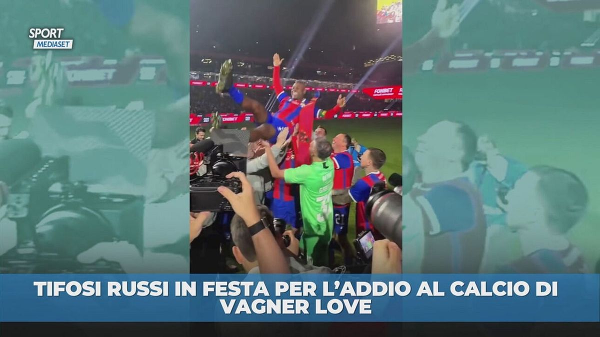 Festa a Mosca per Vagner Love