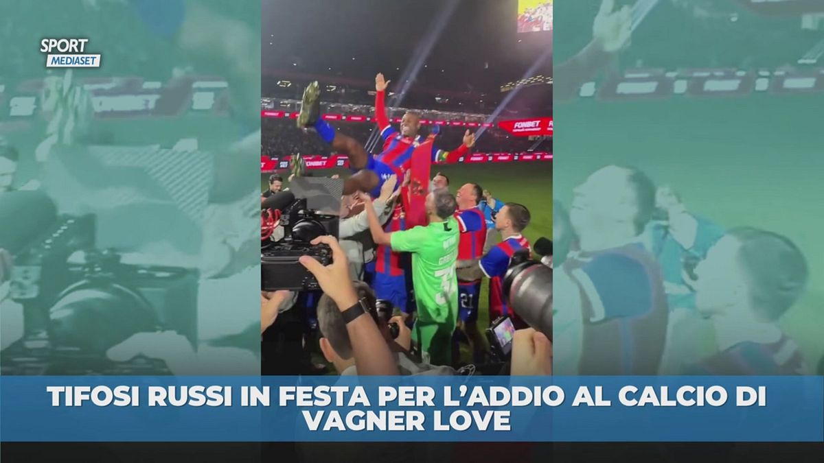 Festa a Mosca per Vagner Love