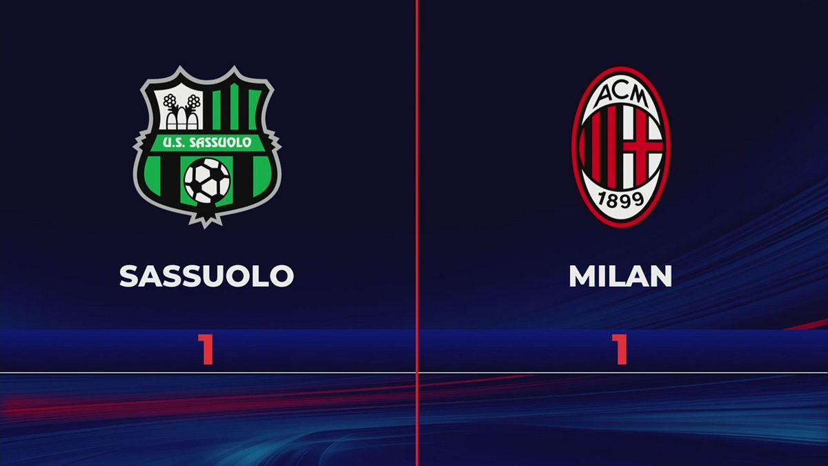 Sassuolo-Milan 1-1: gli highlights