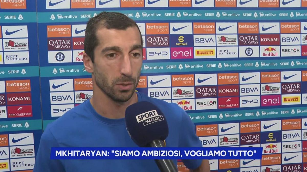Mkhitaryan: "Siamo ambiziosi, vogliamo tutto"