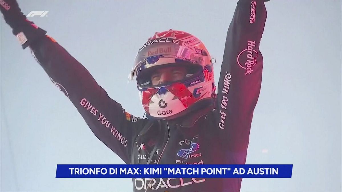 Trionfo di Max: Kimi "match point" ad Austin
