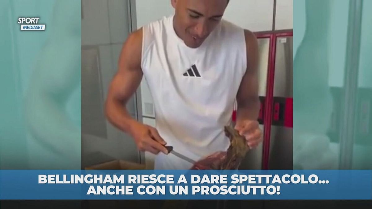 Bellingham: spettacolo anche con un prosciutto