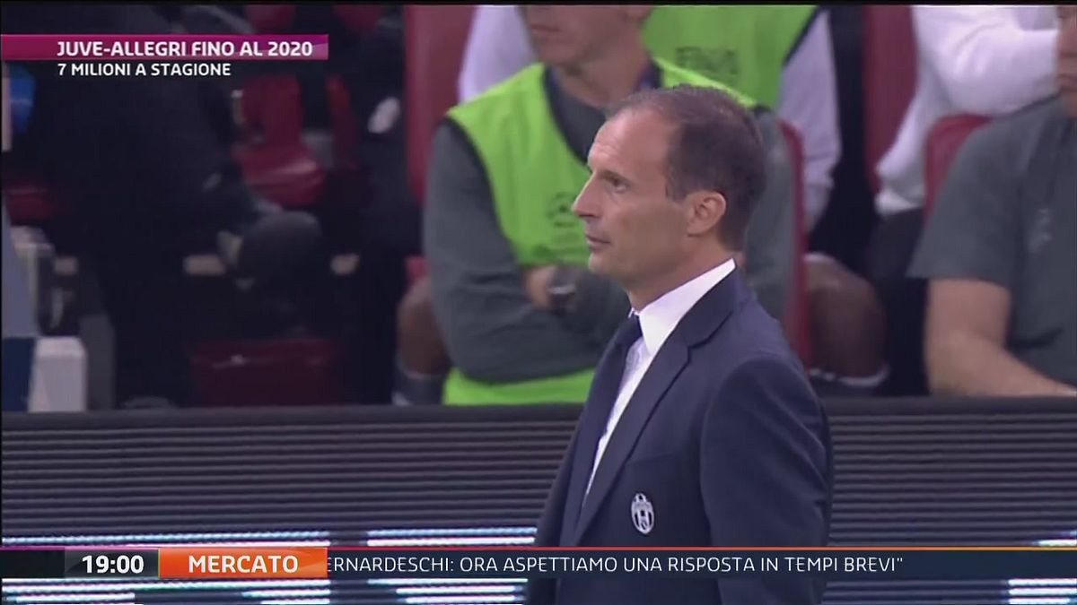 Juve, Allegri prolunga
