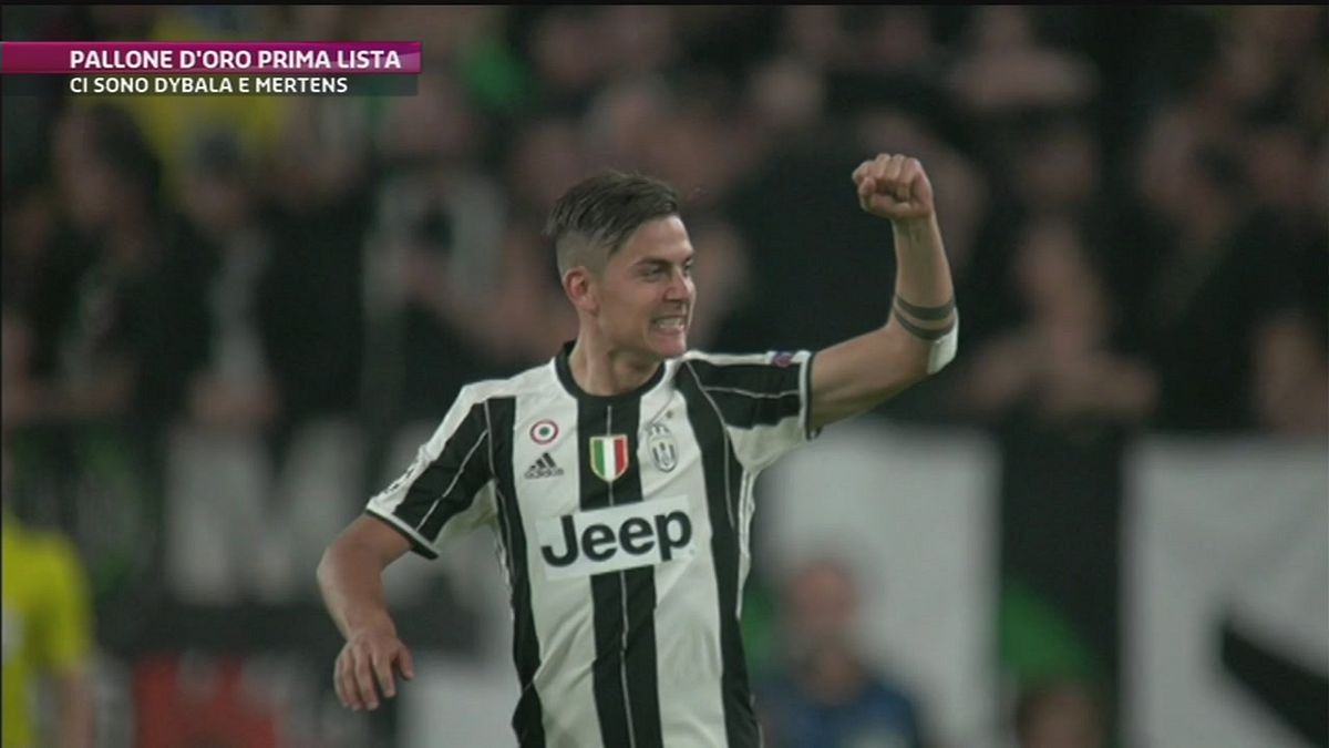 Pallone d'oro: ci sono Dybala e Mertens