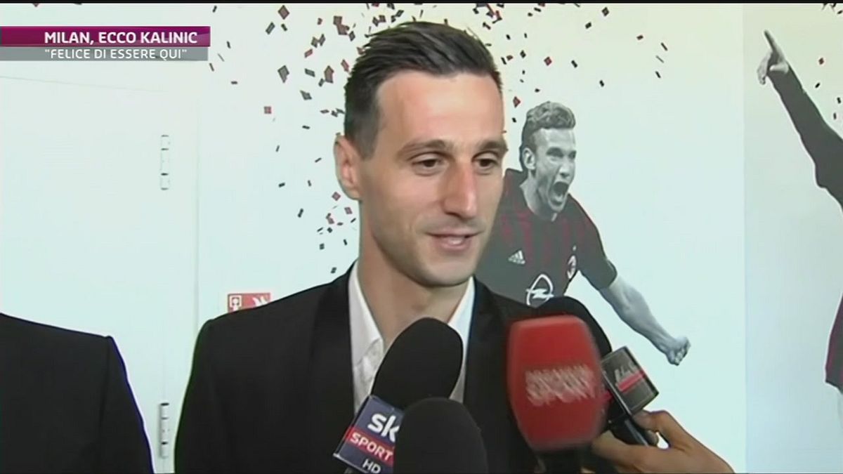 Milan, Kalinic si presenta