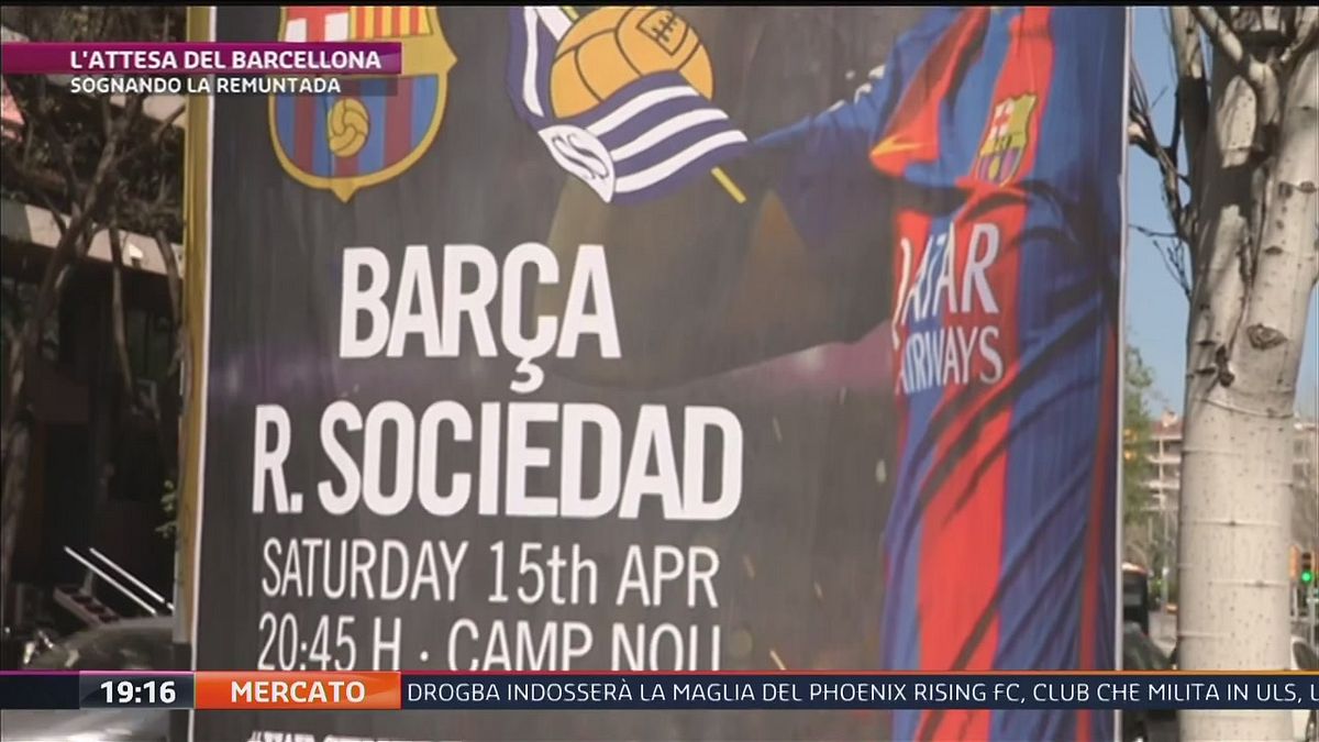 Barcellona, attesa per la remuntada