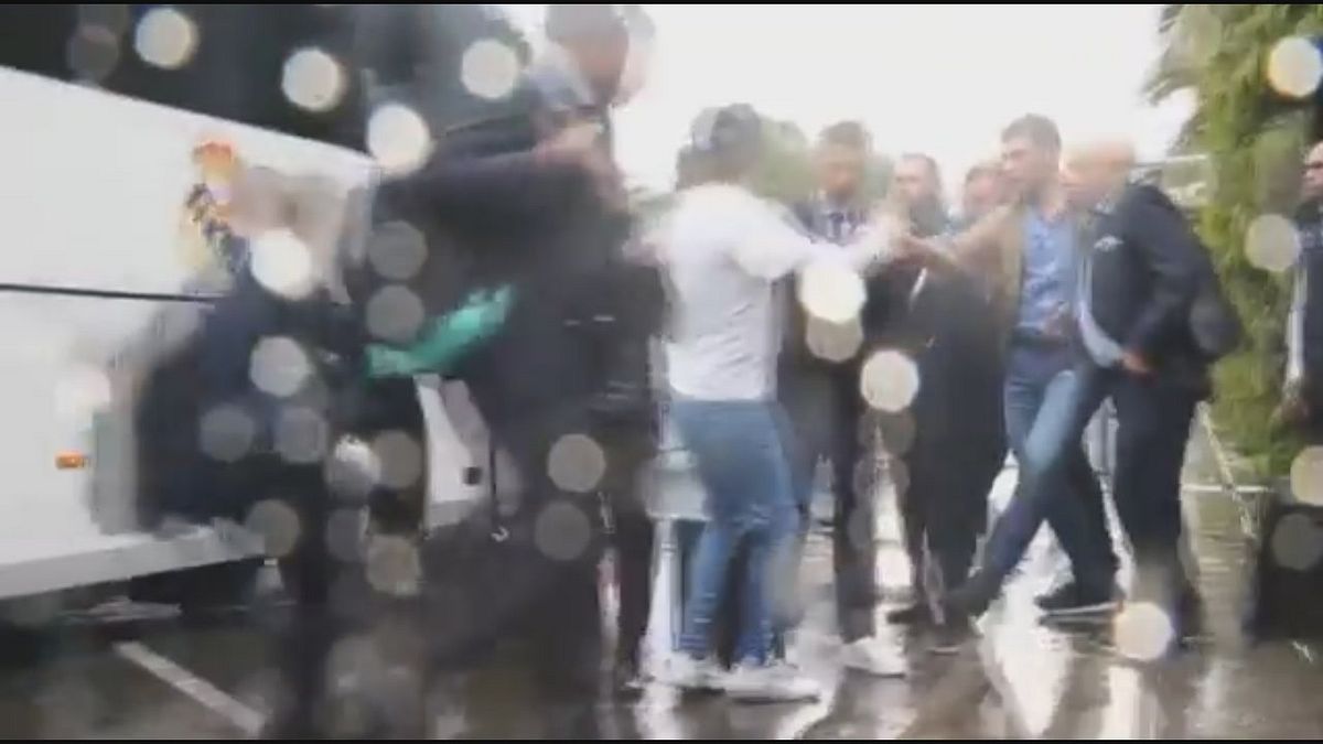 Bodyguard di CR7 in azione