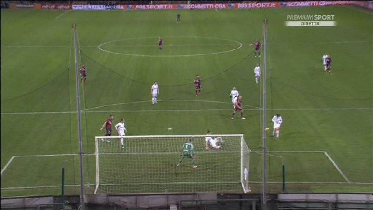 L'autogol di Ranocchia