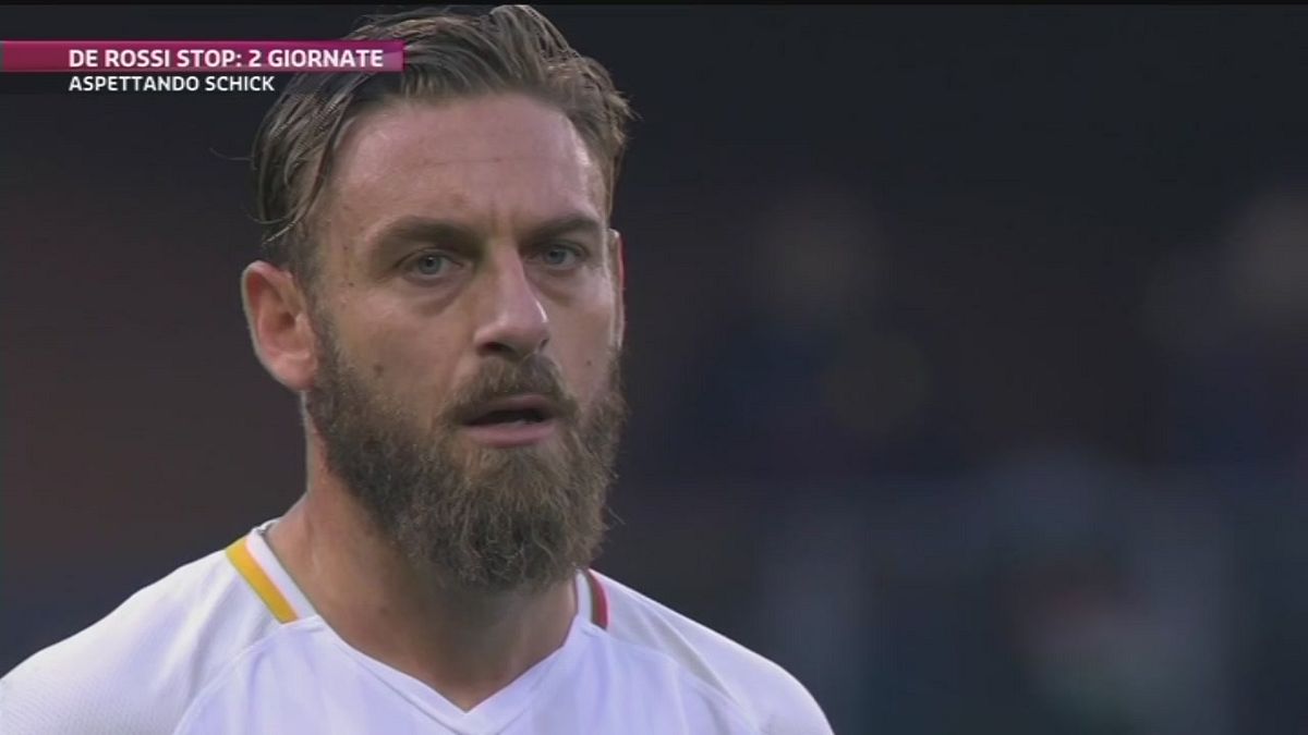 De Rossi, due turni di stop