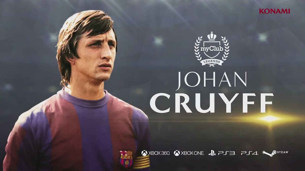 C'è Cruyff in Pes 2018