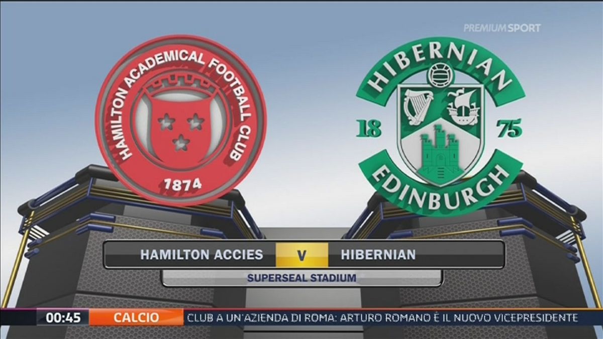 Hamilton Accies-Hibernian 1-1