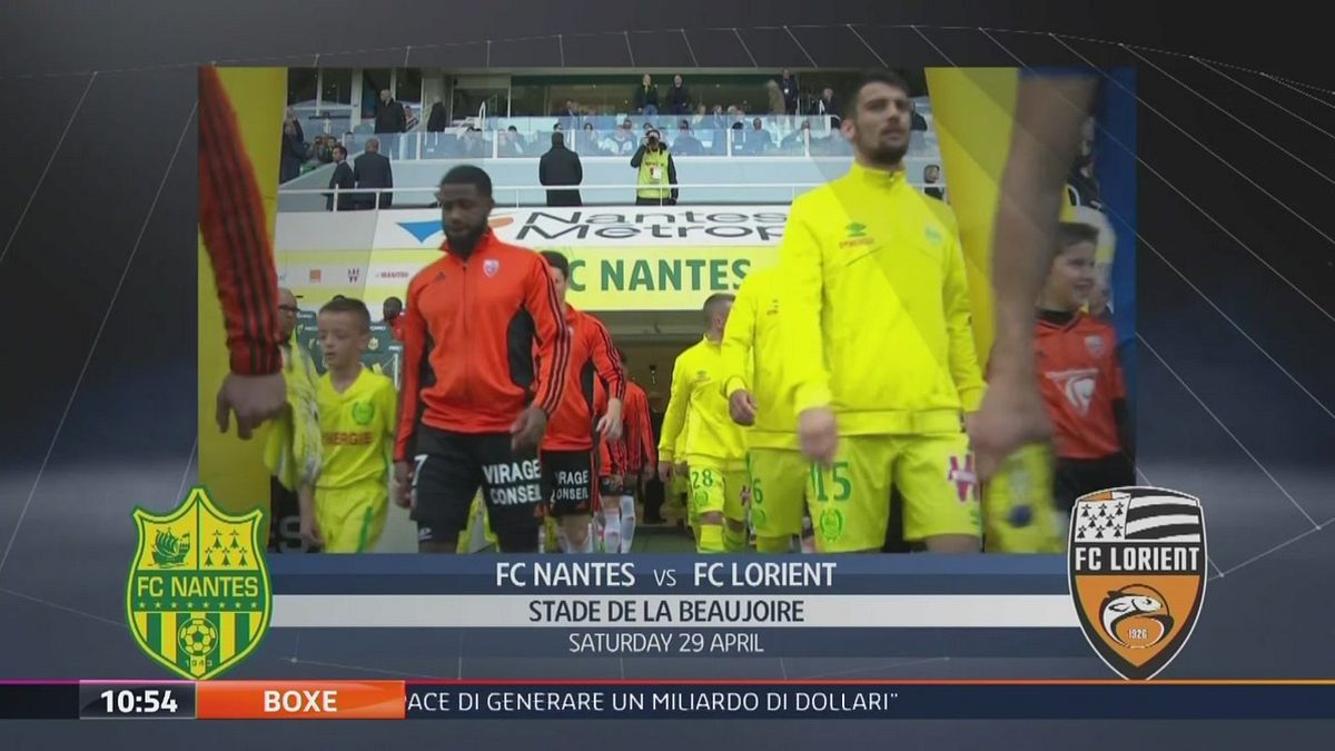 FC Nantes-FC Lorient 1-0