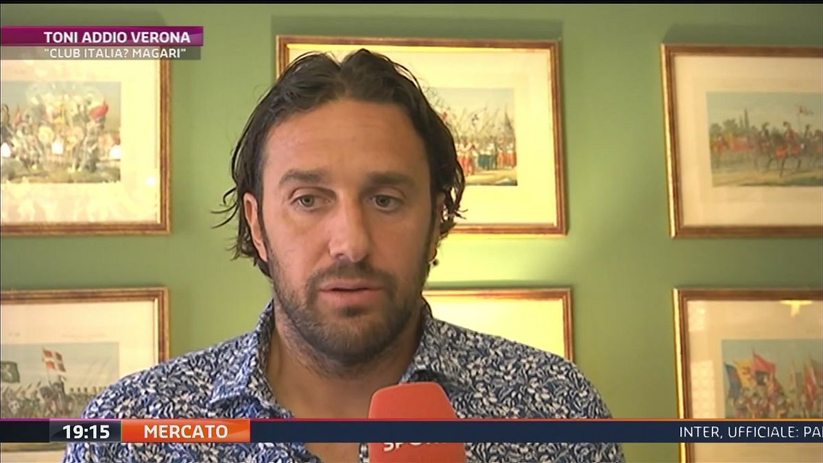 Toni, addio al Verona
