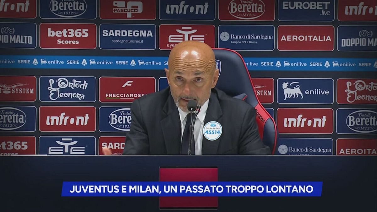 Juventus e Milan, un passato troppo lontano