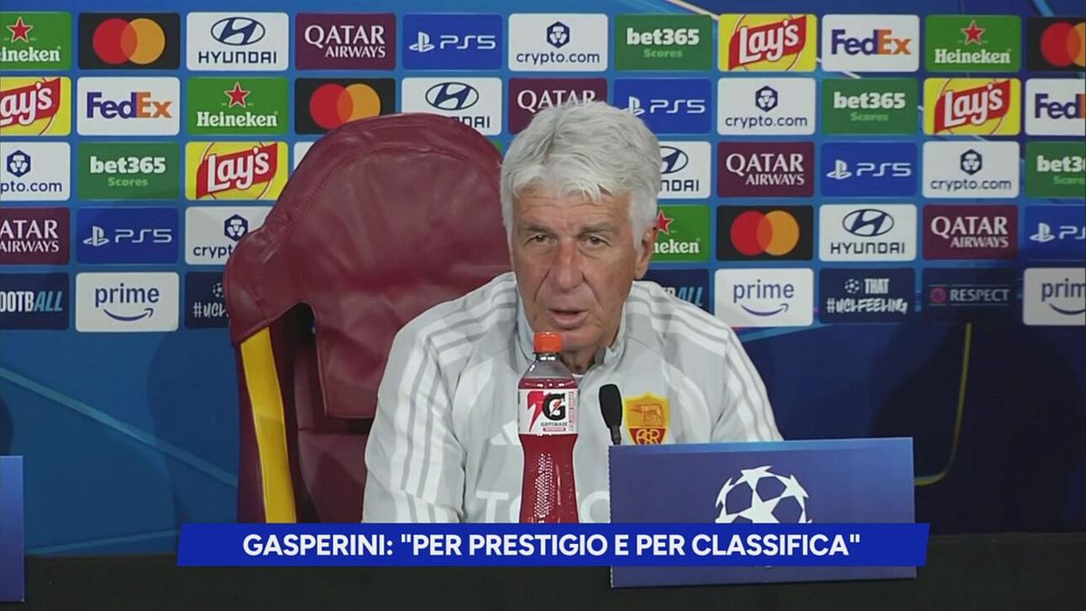 Gasperini: "Per prestigio e per classifica"