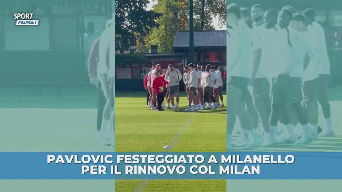 Pavlovic festeggiato per il rinnovo