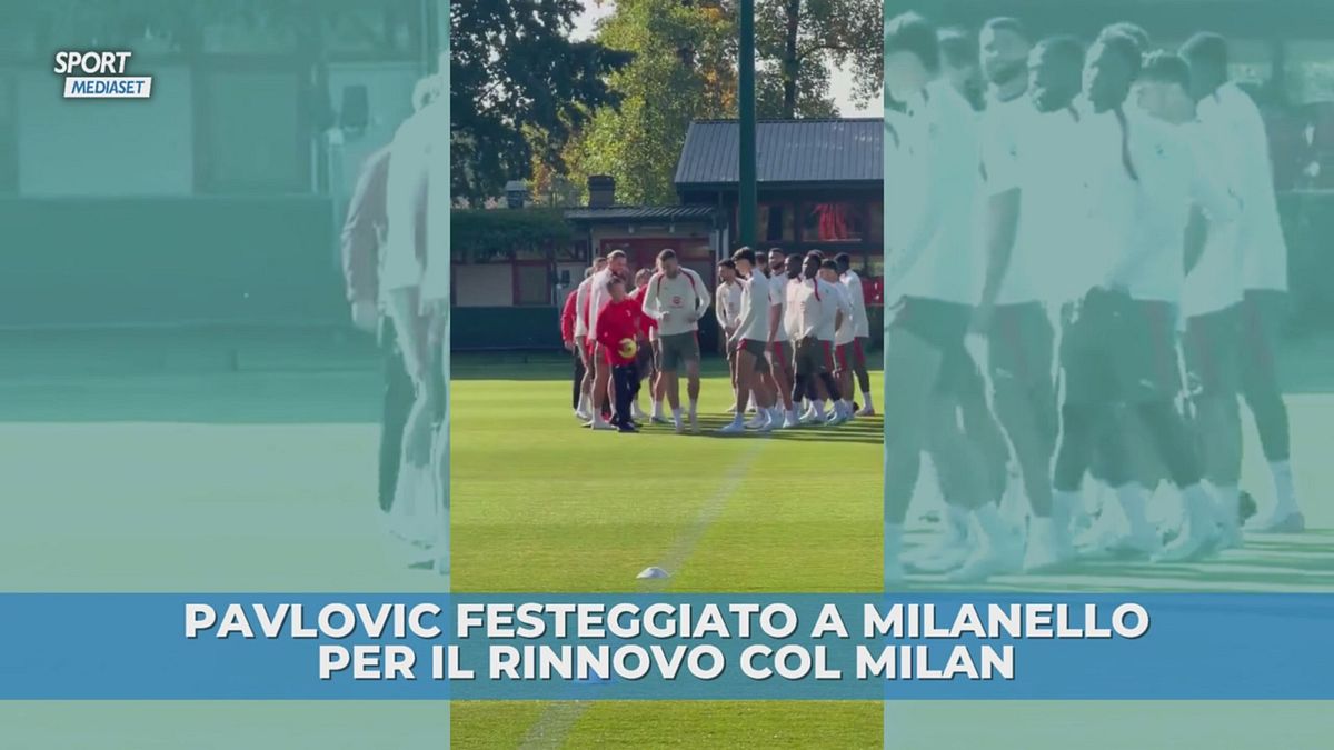 Pavlovic festeggiato per il rinnovo
