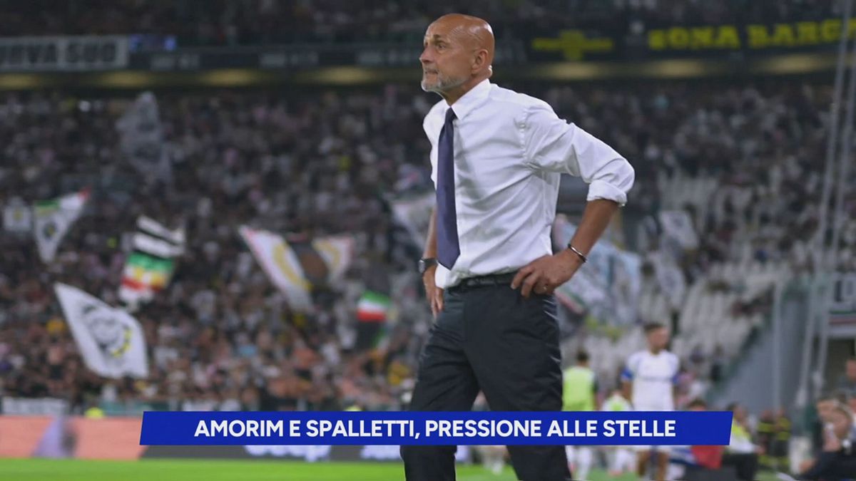 Amorim e Spalletti, pressione alle stelle