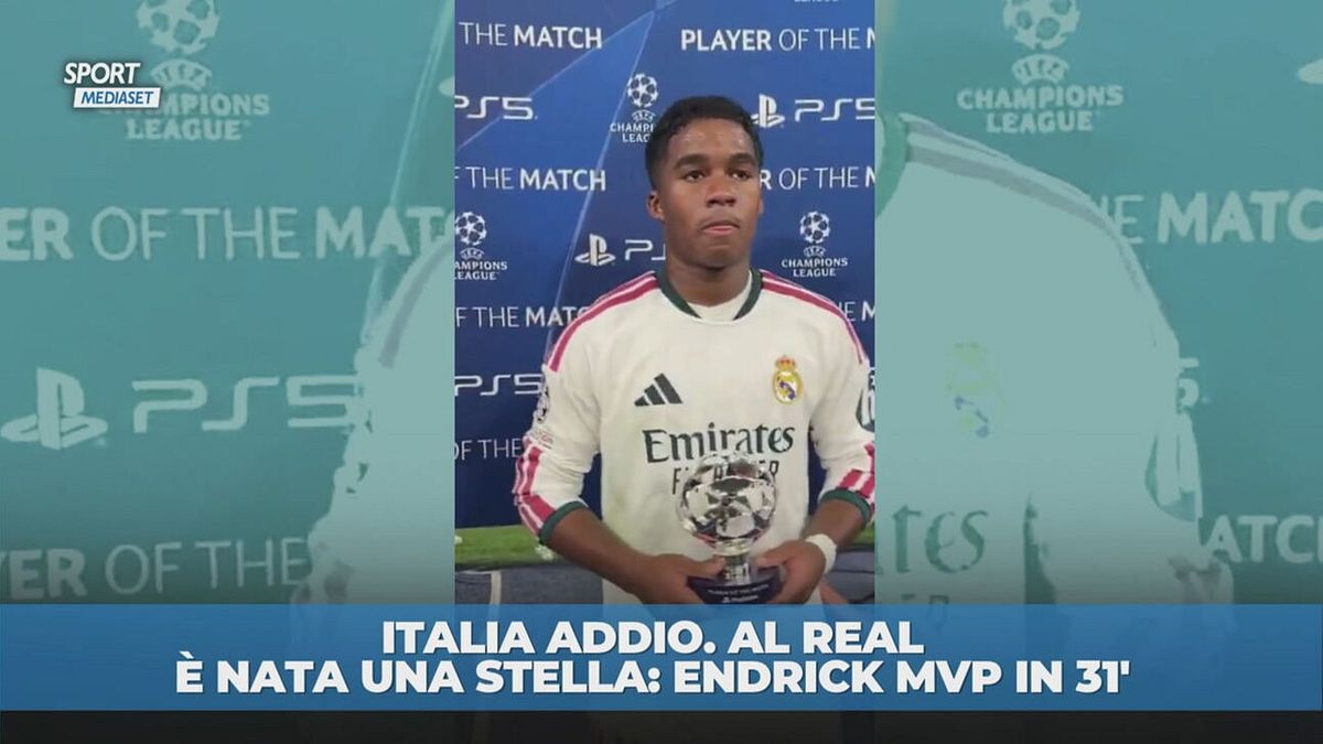 Endrick MVP di Roma-Real: la stella finalmente brilla